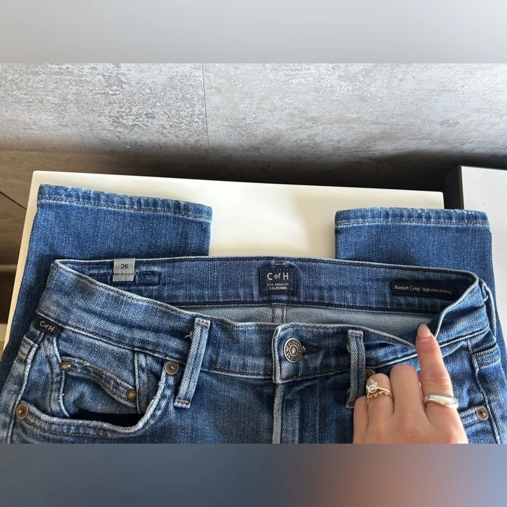 Citizens of Humanity Rocket Crop high rise skinny size 26 - Picture 6 of 9